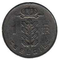 Монета 1 франк. 1959 год, Бельгия. (Belgie) Монета 1 франк. 1959 год, Бельгия. (Belgie)