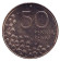 Монета 50 пенни. 1994 год, Финляндия. UNC. Медведь. Монета 50 пенни. 1994 год, Финляндия. UNC. Медведь.