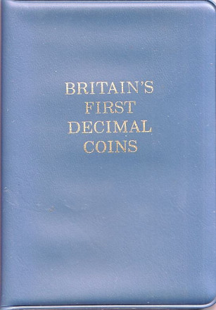 Первые десятичные монеты Великобритании. Набор из 5 монет. 1968-1971 гг., Великобритания.