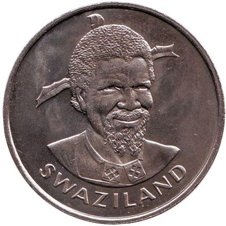 Монета 1 лилангели. 1981 год, Свазиленд. UNC. FAO.