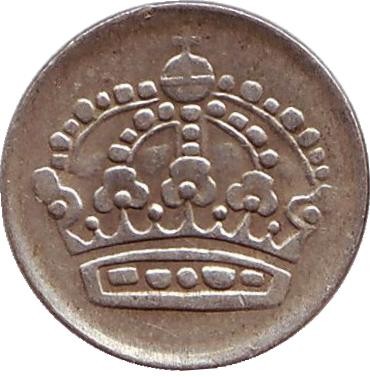 Монета 10 эре. 1960 год. Швеция.