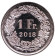 Монета 1 франк. 2018 год, Швейцария. UNC. Гельвеция. Монета 1 франк. 2018 год, Швейцария. UNC. Гельвеция.