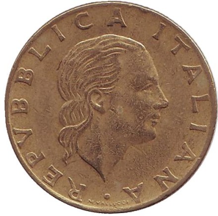 Монета 200 лир. 1979 год, Италия. Монета 200 лир. 1979 год, Италия.