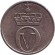 Монета 10 эре. 1971 год, Норвегия. Пчела. Монета 10 эре. 1971 год, Норвегия. Пчела.