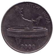 Монета 50 пайсов. 2000 год, Индия. ("°" - Ноида). Монета 50 пайсов. 2000 год, Индия. ("°" - Ноида).