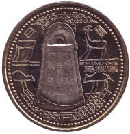 Монета 500 йен, 2008 год, Япония. Префектура Симане. Монета 500 йен, 2008 год, Япония. Префектура Симане.