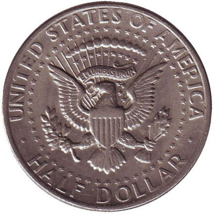 Монета 50 центов. 1972 год (P), США. Джон Кеннеди.