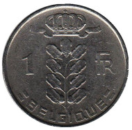 Монета 1 франк. 1959 год, Бельгия. (Belgique) Монета 1 франк. 1959 год, Бельгия. (Belgique)