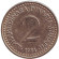 Монета 2 динара. 1984 год, Югославия.