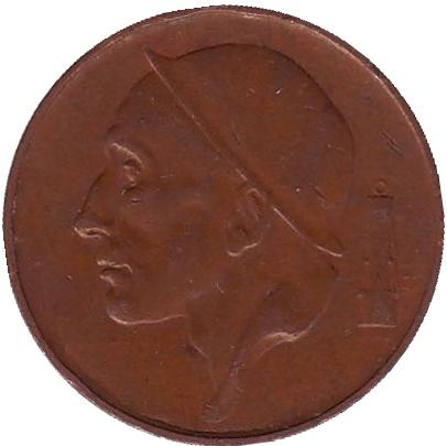 Монета 50 сантимов. 1953 год, Бельгия. (Belgie) Монета 50 сантимов. 1953 год, Бельгия. (Belgie)