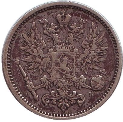 Монета 50 пенни. 1889 год, Великое княжество Финляндское. Редкая! Монета 50 пенни. 1889 год, Великое княжество Финляндское. Редкая!