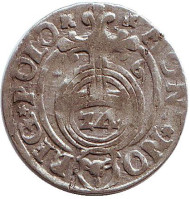 Монета 1,5 гроша (полторак). 1626 год, Речь Посполитая. Монета 1,5 гроша (полторак). 1626 год, Речь Посполитая.