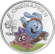 Монета 25 рублей. 2023 год, ММД, Россия. "Смешарики". (Цветная). Серия "Российская (советская) мультипликация".
