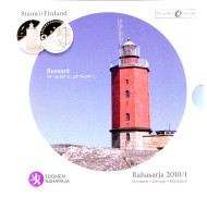 Набор монет евро в буклете (8 шт.), 2010 год, Финляндия. (с жетоном) (Вар. I) Набор монет евро в буклете (8 шт.), 2010 год, Финляндия. (с жетоном) (Вар. I)