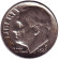 Монета 10 центов. 1985 (P) год, США. Рузвельт. Монета 10 центов. 1985 (P) год, США. Рузвельт.