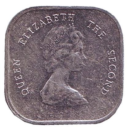 Монета 2 цента. 1993 год, Восточно-Карибские государства. Монета 2 цента. 1993 год, Восточно-Карибские государства.