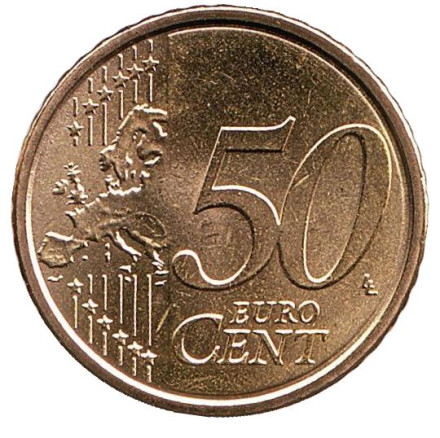 Монета 50 центов. 2019 год, Сан-Марино.