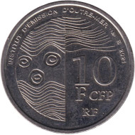 Монета 10 франков. 2021 год, Французские тихоокеанские территории.