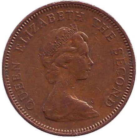 Монета 1 пенни. 1987 год, Фолклендские острова. Субантарктические пингвины.