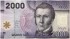 Банкнота 2000 песо. 2013 год, Чили.