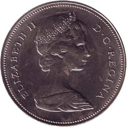 Монета 50 центов. 1970 год, Канада. Монета 50 центов. 1970 год, Канада.