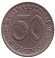 Монета 50 рейхспфеннигов. 1939 год, Германия (Третий Рейх). (A). Никель. Монета 50 рейхспфеннигов. 1939 год, Германия (Третий Рейх). (A). Никель.