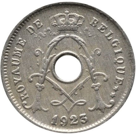 Монета 5 сантимов. 1923 год, Бельгия. (Belgique)