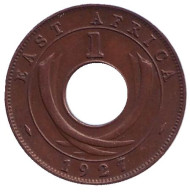 Монета 1 цент. 1927 год, Восточная Африка. Монета 1 цент. 1927 год, Восточная Африка.