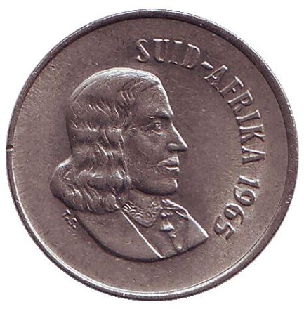 Монета 10 центов. 1965 год, Южная Африка. (Suid Afrika) Алоэ. Монета 10 центов. 1965 год, Южная Африка. (Suid Afrika) Алоэ.