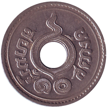 Монета 10 сатангов. 1935 год, Таиланд.