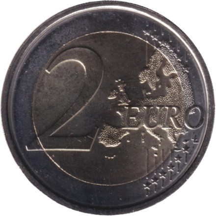 Монета 2 евро. 2025 год, Словения. 100 лет со дня рождения Мики Мустера. Монета 2 евро. 2025 год, Словения. 100 лет со дня рождения Мики Мустера.