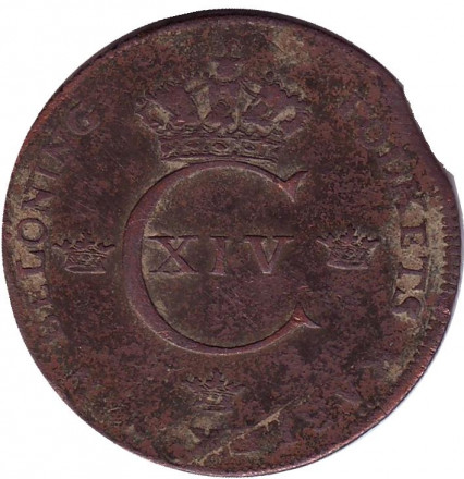 Монета 1 скиллинг. 1820 год, Швеция. Монета 1 скиллинг. 1820 год, Швеция.