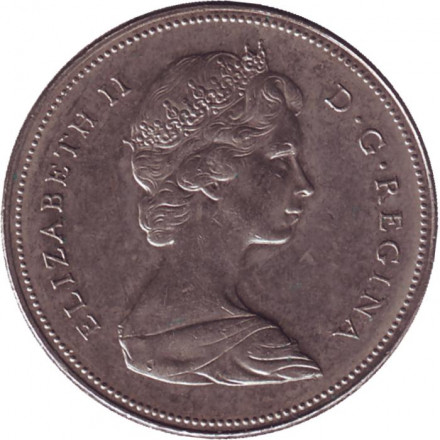Монета 50 центов. 1974 год, Канада. Монета 50 центов. 1974 год, Канада.