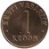 Монета 1 крона. 2003 год, Эстония. UNC