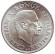 Монета 2 кроны. 1945 год, Дания. 75 лет королю Дании Кристиану Х.