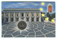 Монета 50 форинтов. 2007 год, Венгрия. Римский договор. В открытке. Монета 50 форинтов. 2007 год, Венгрия. Римский договор. В открытке.