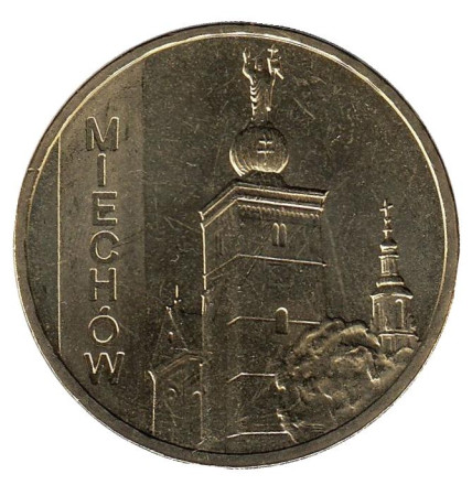 Монета 2 злотых, 2010 год, Польша. Мехув.