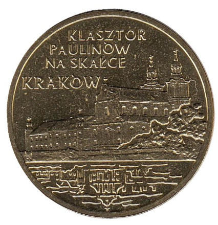 Монета 2 злотых, 2011 год, Польша. Краков.