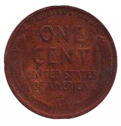 Монета 1 цент. 1914 год (P), США. Линкольн. Монета 1 цент. 1914 год (P), США. Линкольн.