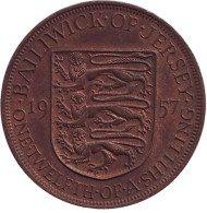 Монета 1/12 шиллинга. 1957 год, Джерси. Монета 1/12 шиллинга. 1957 год, Джерси.
