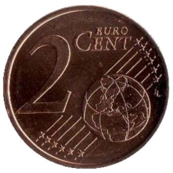 Монета 2 цента, 2003 год, Финляндия.