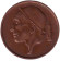 Монета 50 сантимов. 1955 год, Бельгия. (Belgique)