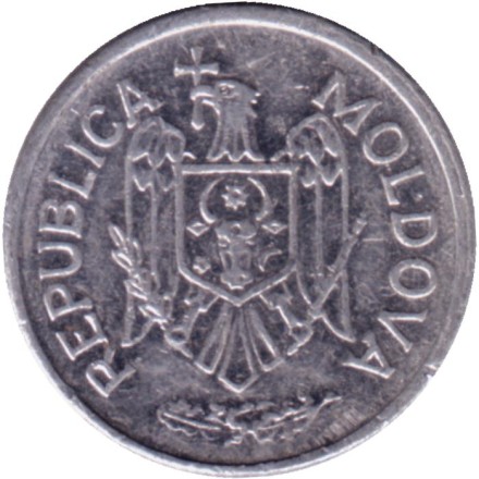 Монета 10 бани. 2010 год, Молдавия. Монета 10 бани. 2010 год, Молдавия.