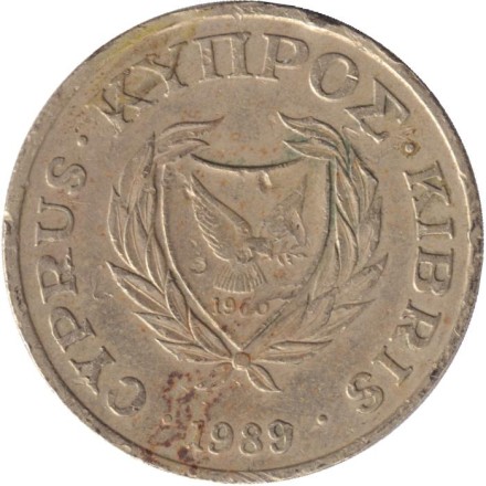 Монета 20 центов. 1989 год. Кипр. Древнегреческий философ Зенон. Монета 20 центов. 1989 год. Кипр. Древнегреческий философ Зенон.