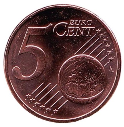 Монета 5 центов. 2018 год, Кипр.