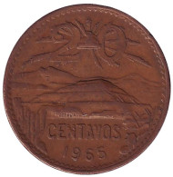 Монета 20 сентаво. 1965 год, Мексика. Пирамида Солнца. Монета 20 сентаво. 1965 год, Мексика. Пирамида Солнца.