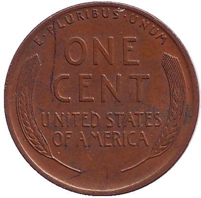 Монета 1 цент. 1918 год, США. (Без отметки монетного двора) Линкольн. Монета 1 цент. 1918 год, США. (Без отметки монетного двора) Линкольн.