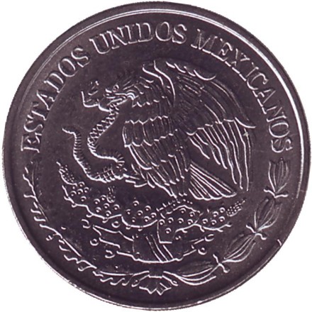 Монета 50 сентаво. 2018 год, Мексика.