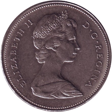 Монета 50 центов. 1976 год, Канада. Монета 50 центов. 1976 год, Канада.