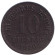 Монета 10 пфеннигов. 1920 год, Германская империя.